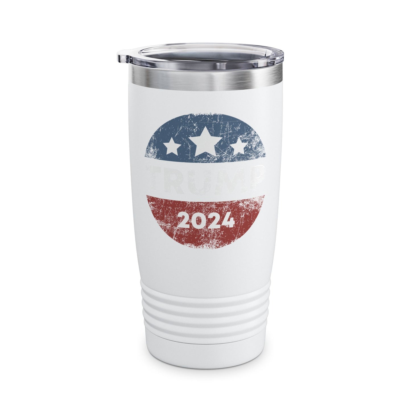 Trump 2024 Retro Campaign Button Re Elect President Trump Tumbler For Men Women Tumbler