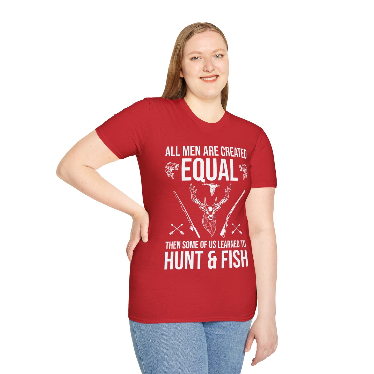 Funny Hunting Some Of Us Learned To Hunt & Fish Gift T-Shirt