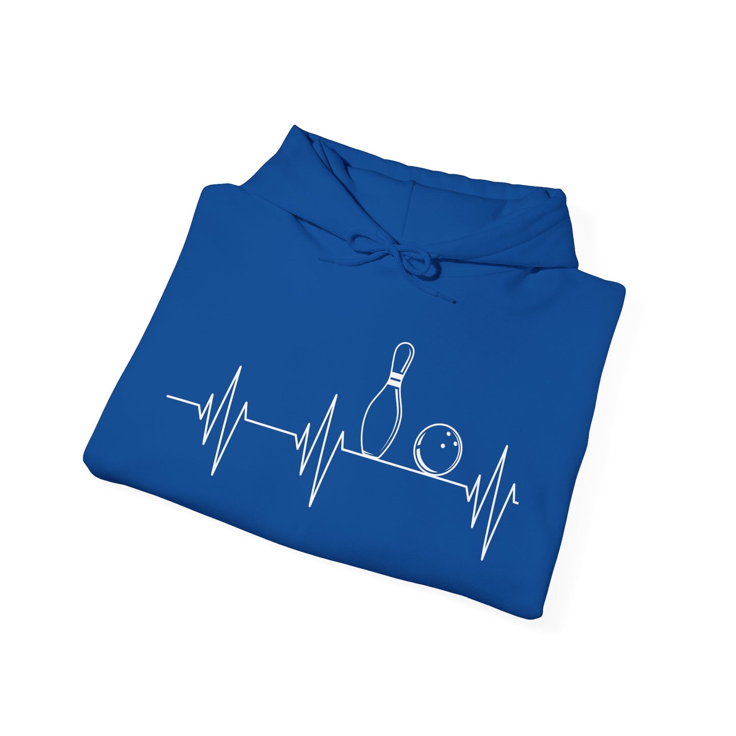 Funny Bowling Gift Cute EKG Bowlers League Hoodie For Men Women Hoodie