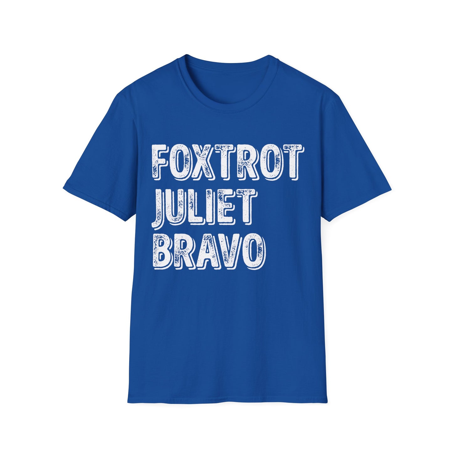 Retro Vintage Foxtrot Juliet Bravo T-Shirt Men Women