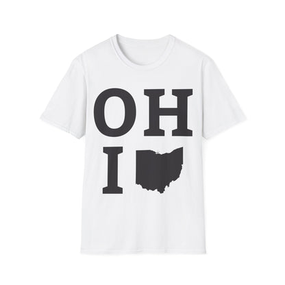 Vintage State of Ohio Flag Map Distressed T-Shirt Men Women