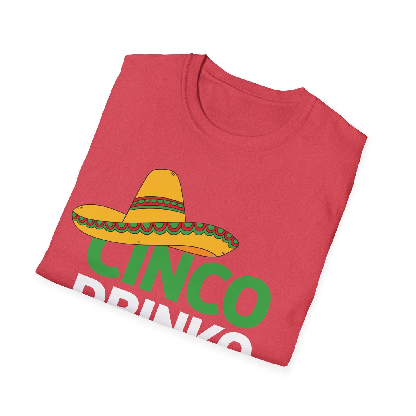 Funny Cinco Drinko Squad Party Mexican Fiesta Cinco de Mayo T-Shirt Men Women