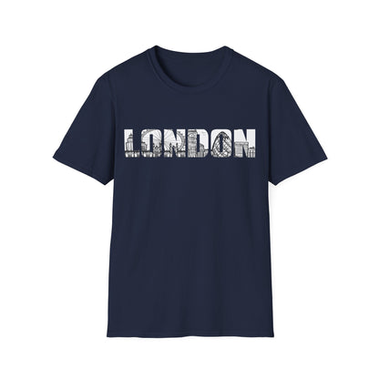 London England Souvenir Flag Phonebooth Double-Decker Bus T-Shirt For Men Women T-Shirt