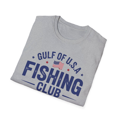 Funny Gulf of US America Fishing Club Hobby Fisher T-Shirt For Men Women