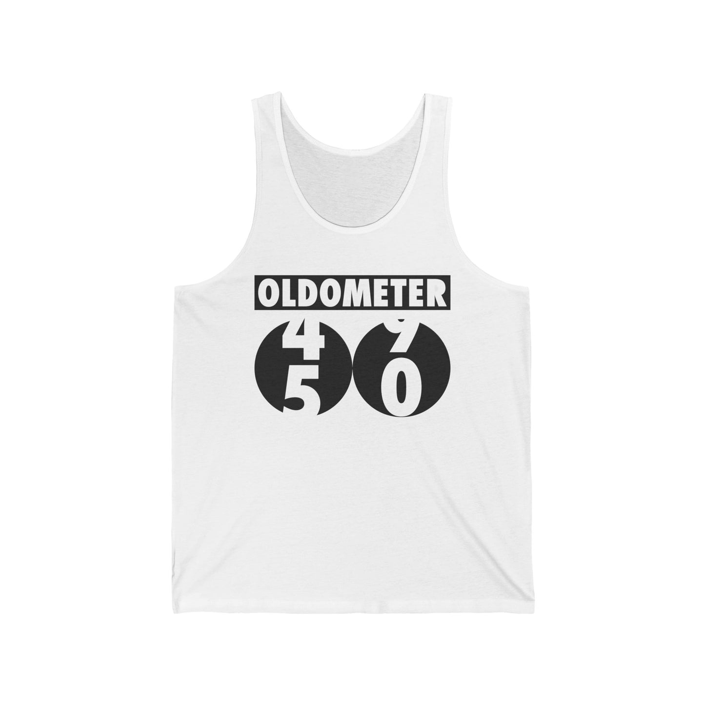 Funny Oldometer Odometer 50th Birthday Gift 50 yrs Old Joke Tank Top For Men Women Tank Top