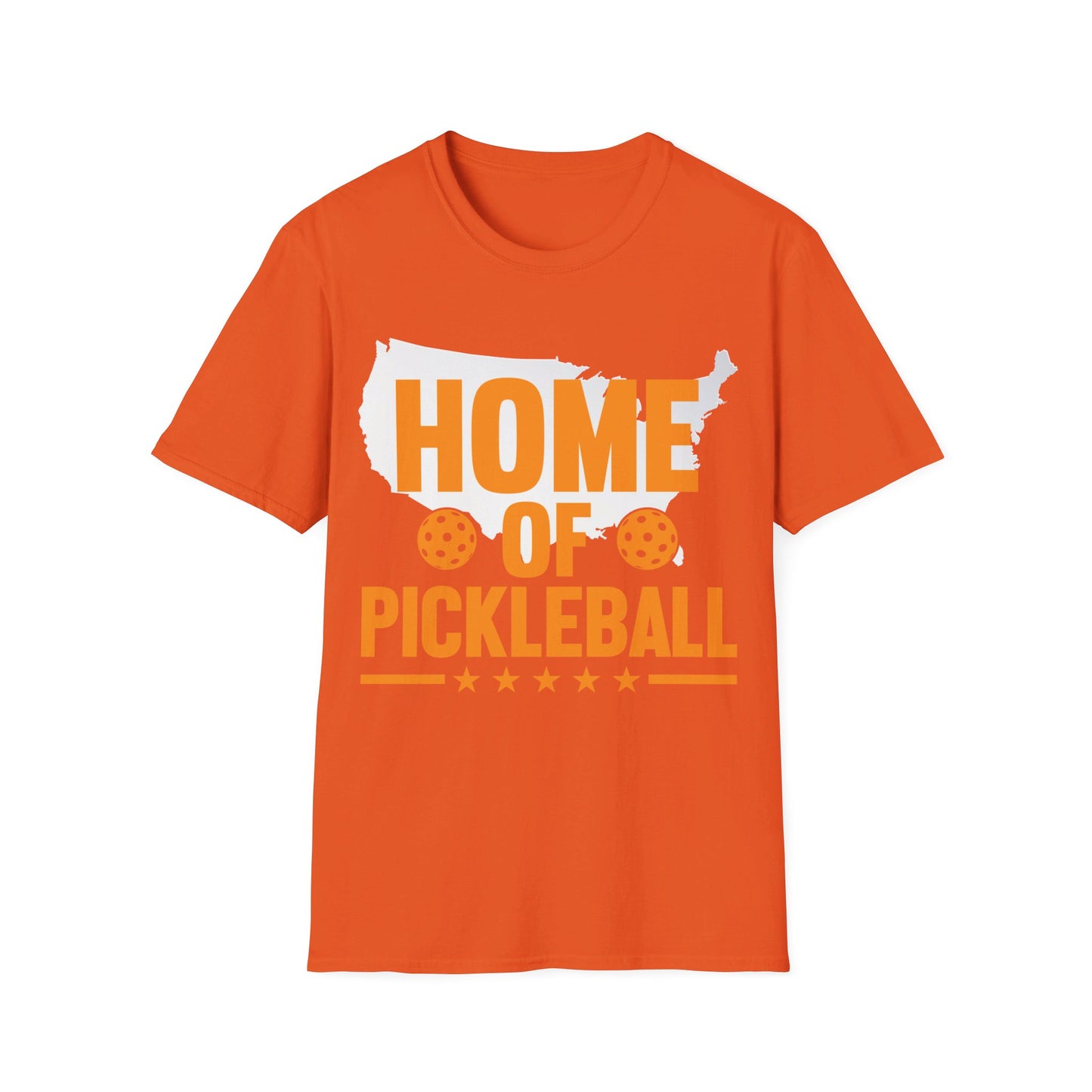 Home of Pickleball USA Map America T-Shirt For Men Women Kids