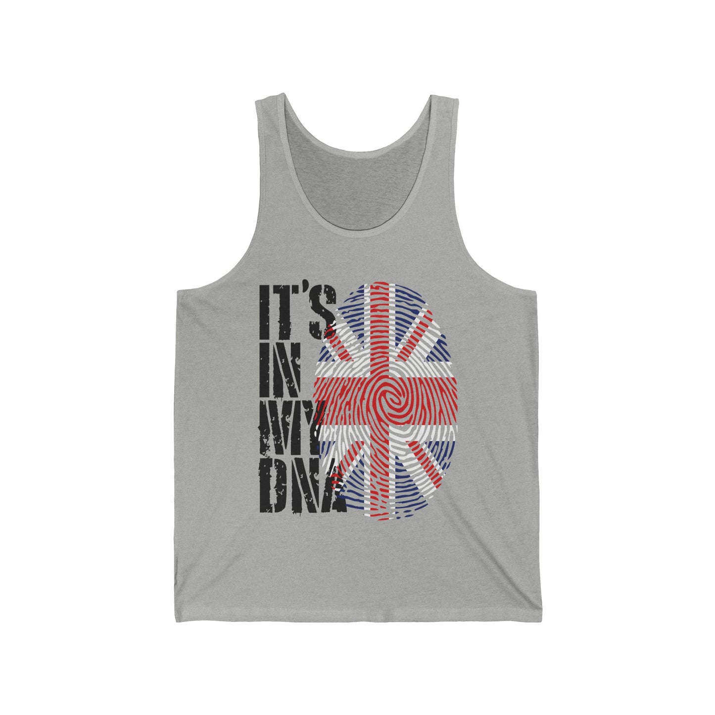 Funny Its In My DNA British Flag England UK Britain Union Jack Tank Top For Men Women Tank Top