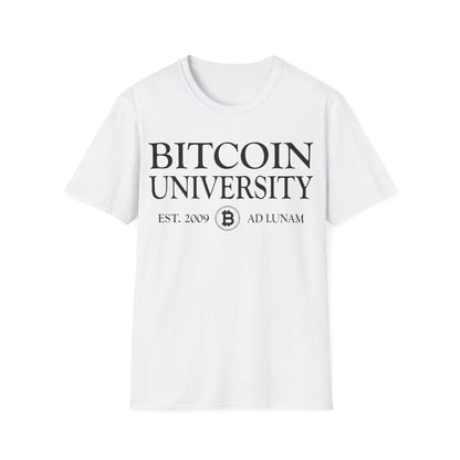 Bitcoin University To The Moon, Funny Vintage Distressed BTC T-Shirt For Men Women T-Shirt