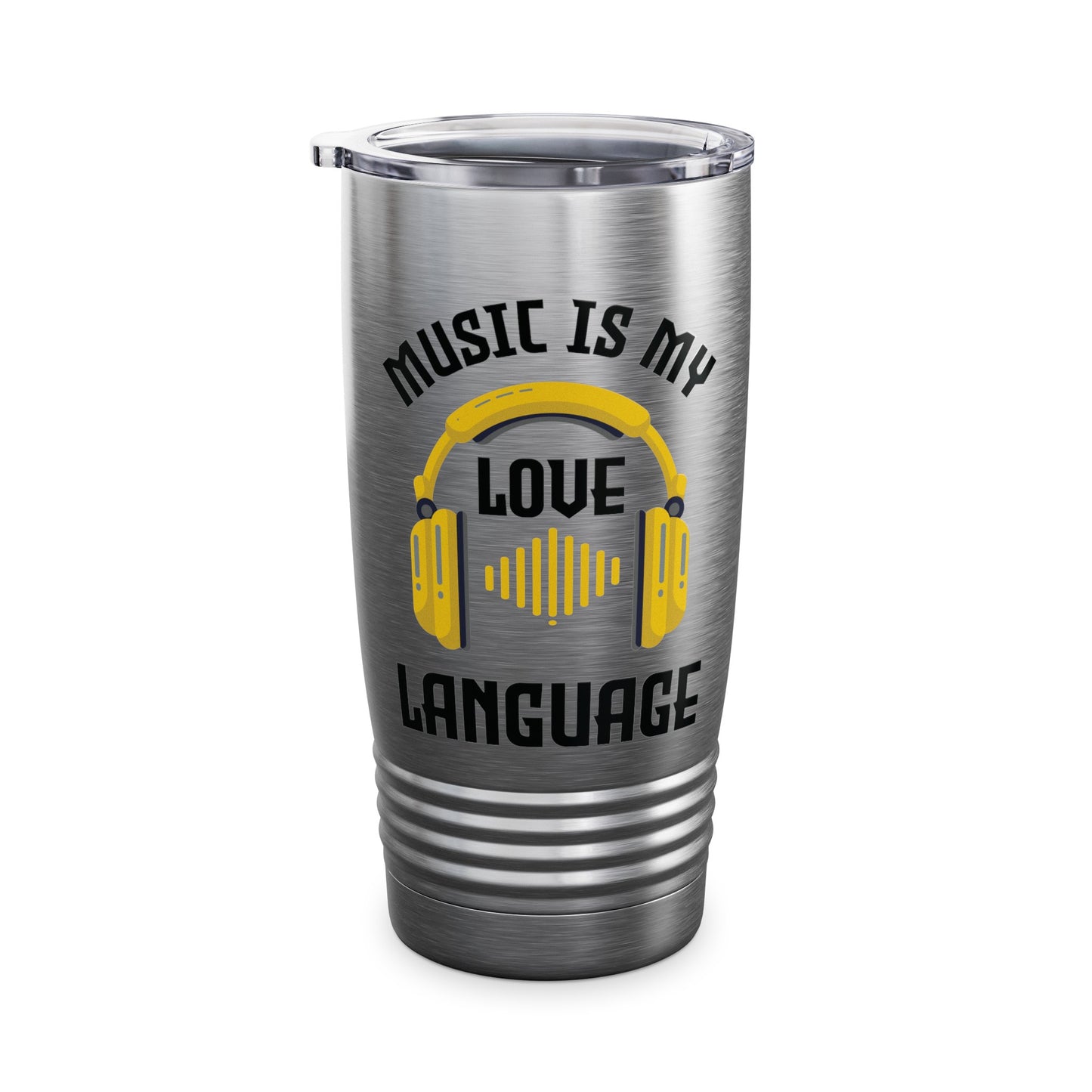 Funny Music Is My Love Language Musics Lover Party Tumbler For Men Women