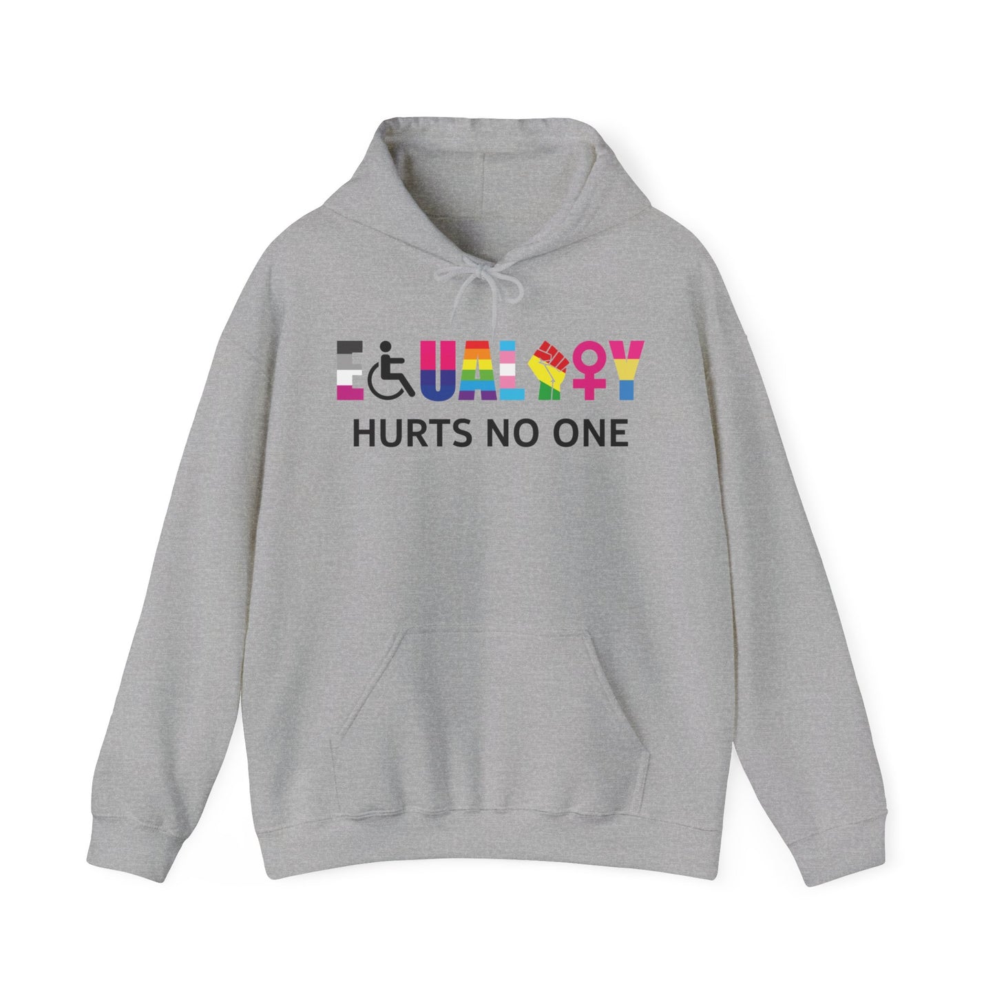 Equality Hurts No One LGBT Black Disabled Women Right Kind Pride Hoodie