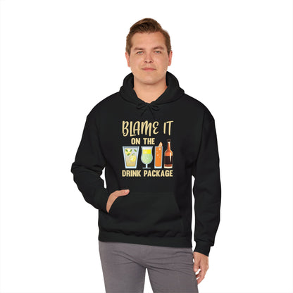 Blame It On The Drink Package Funny Cruise Hoodie For Men Women Hoodie