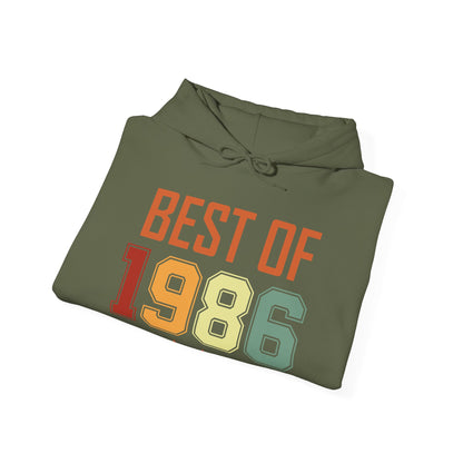 Funny Vintage Best of 1986 40 Year Old Gift 40th Birthday Hoodie For Men Women Hoodie