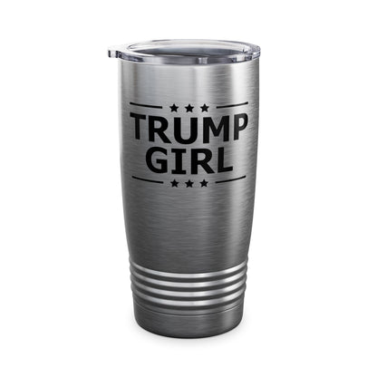 Cute Trump Girl Republican US Flag 2024 Vintage Vote Tumbler