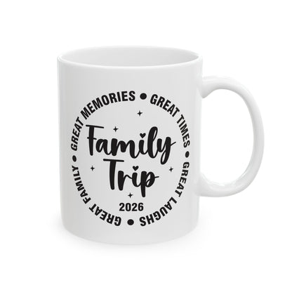 Family Trip Vacation 2026 Matching Summer Group Coffee Mug For Men Women