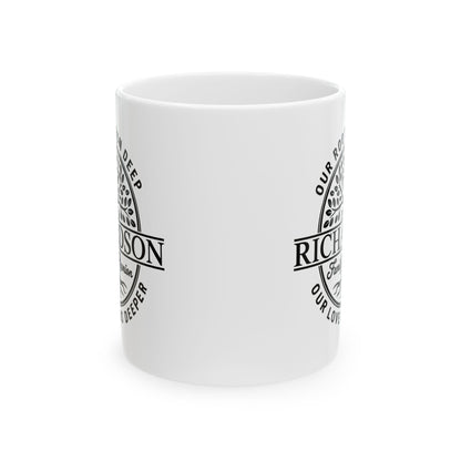 Personalized Richardson Family Reunion Our Roots Run Deep Coffee Mug For Men Women