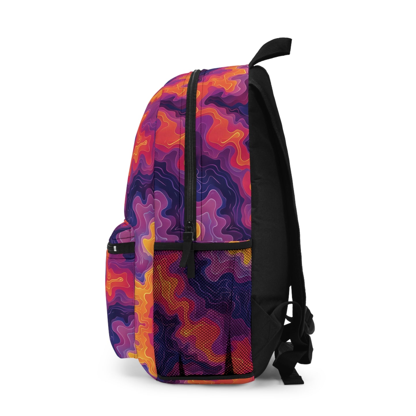 Electric Sunrise Pattern Backpacks for Men Women Kids School Travel, Capacity School Backpacks