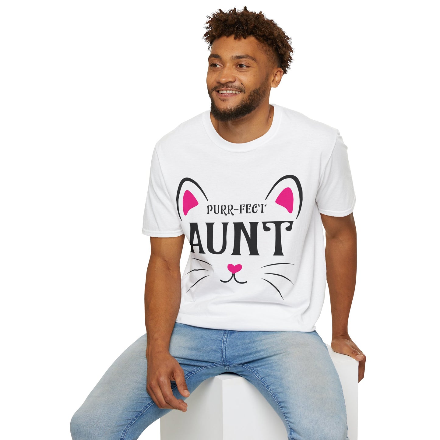 PURR-FECT Aunt Funny Cat Lover Cute Funny Kitten T Shirt Gift For Men Women T-Shirt