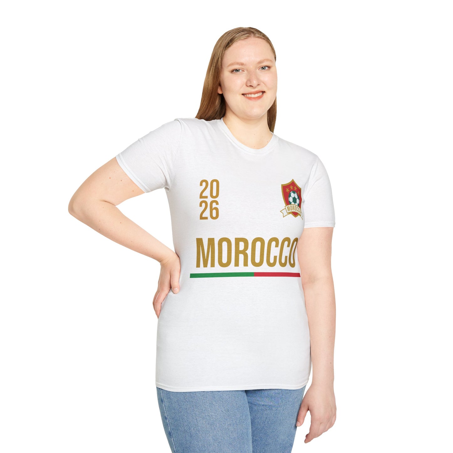 Moroco Soccer Tee Flag Football Shirt Gift USA 2026 T-Shirt