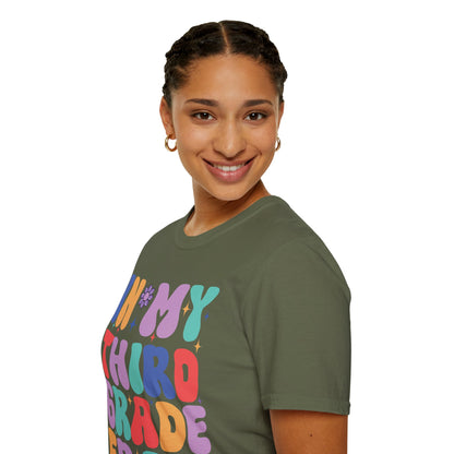 Funny In My 3rd Grade Era Back to School In My Third Grade Era T-Shirt For Men Women T-Shirt