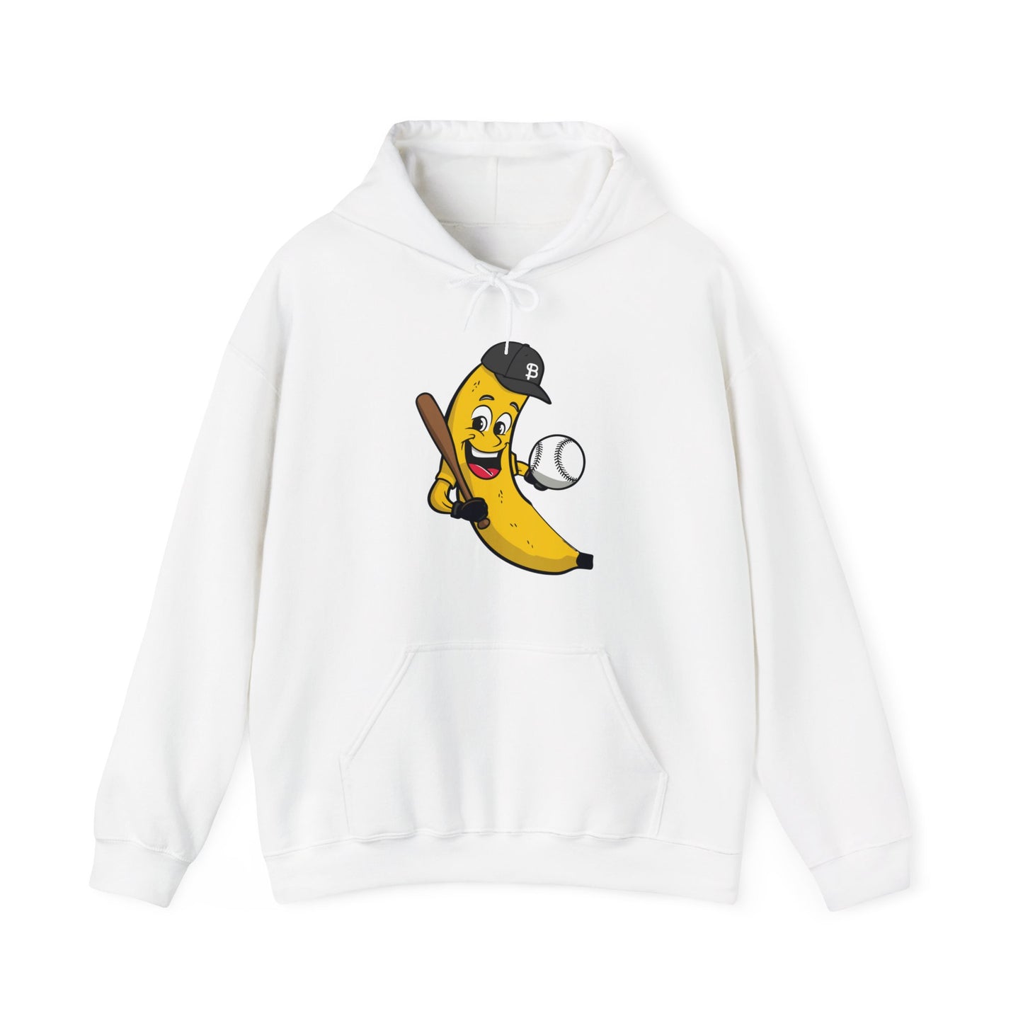 Funny Banana Playing Baseball Fruit Lover Baseball Player Hoodie For Men Women Hoodie