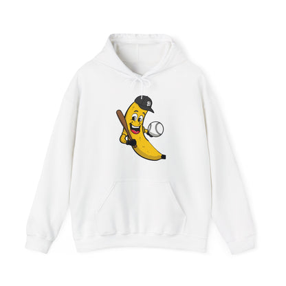 Funny Banana Playing Baseball Fruit Lover Baseball Player Hoodie For Men Women Hoodie