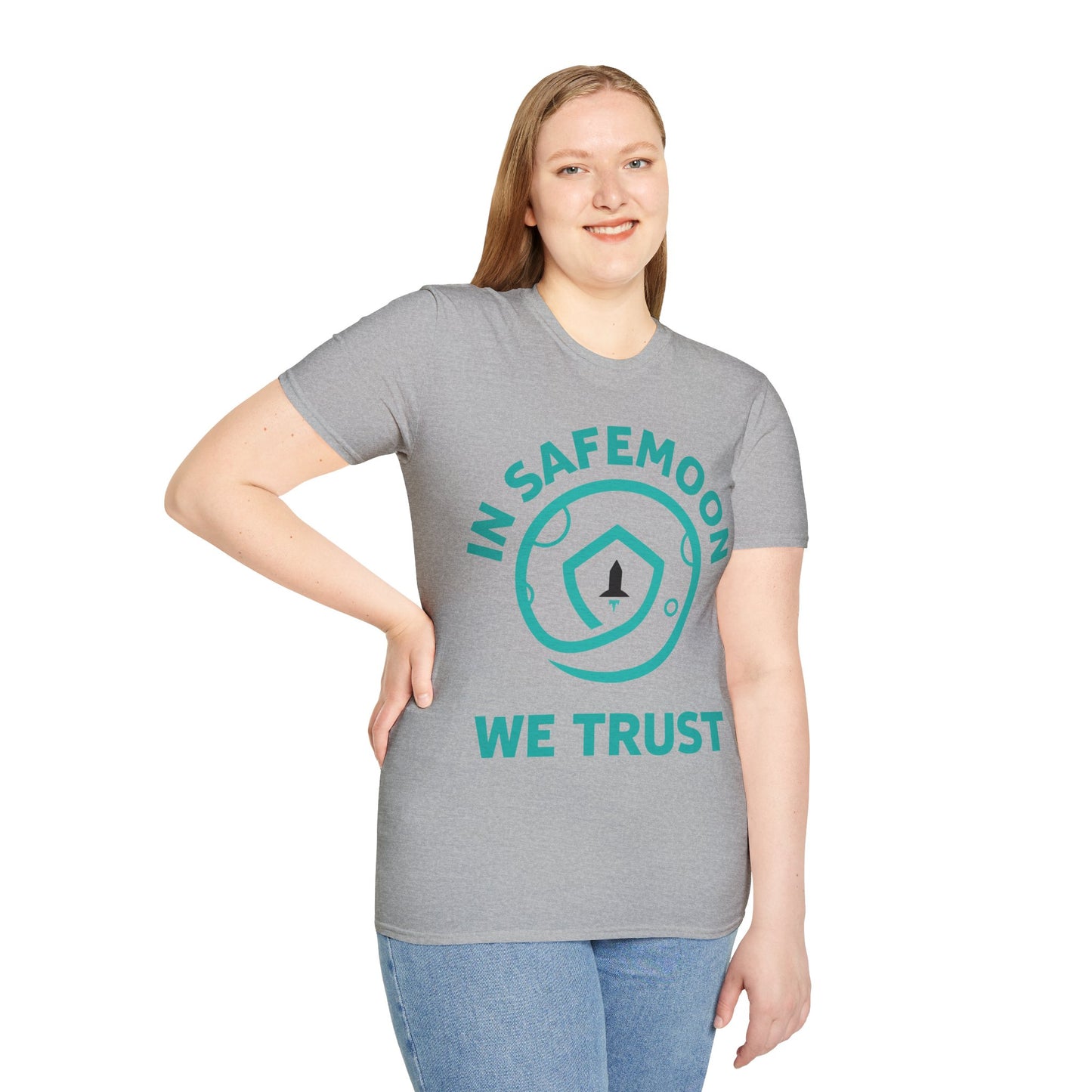 In Safemoon We Trust Blockchain Cryptocurrency Crypto  Men Women T-Shirt