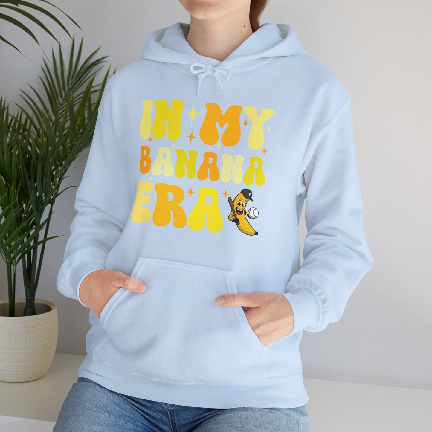 Funny In My Bananas Era Fruit Lover Baseball Player Hoodie For Men Women Hoodie