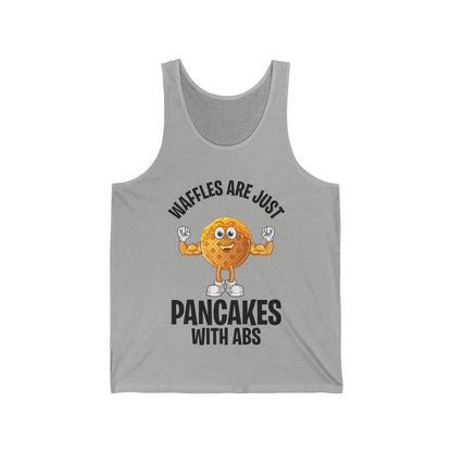 Funny Waffles Are Just Pancakes With Abs Breakfast Waffles Foodie Food Lovers Tank Top