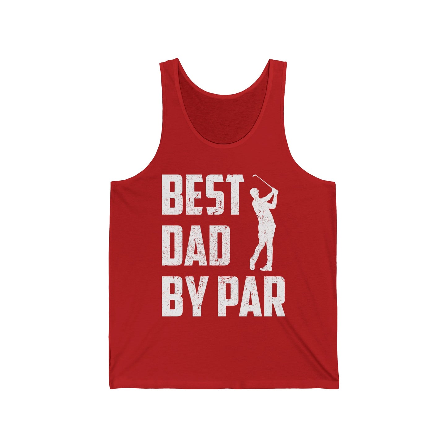 Best Dad by Par Fathers Day Daddy Golf Lover Golfer Gifts Tank Tops