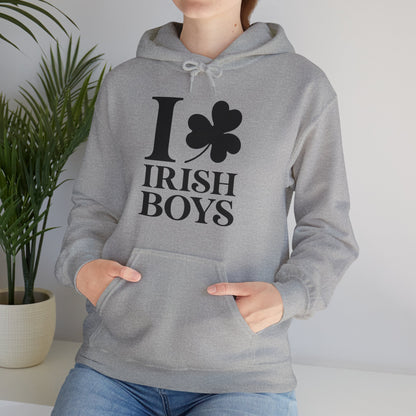 Funny I Love Irish Boys Shamrock St Patricks Day Hoodie For Men Women Hoodie