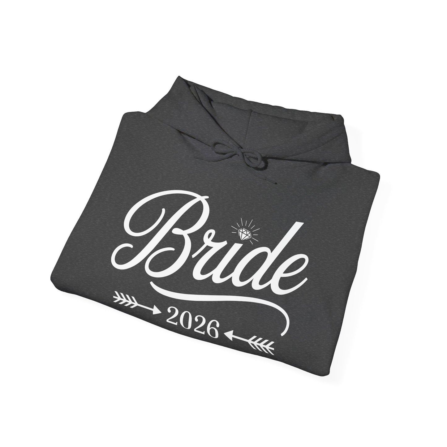 Bride Est 2026 Married Wedding Bridal Party Bachelorette Hoodie For Women