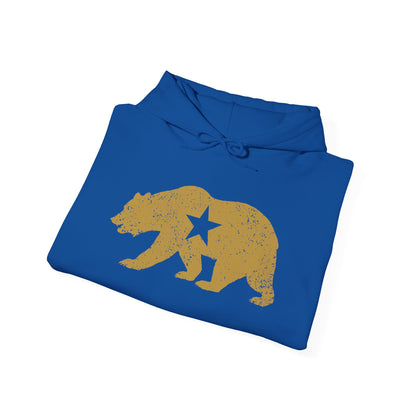 California Golden State Bear Vintage Distressed Graphic Hoodie
