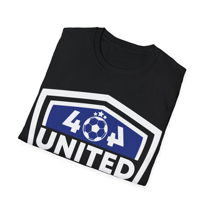 Funny 404 United Atlanta Soccer Badge Jersey T-Shirt For Soccer Lover Men Women T-Shirt