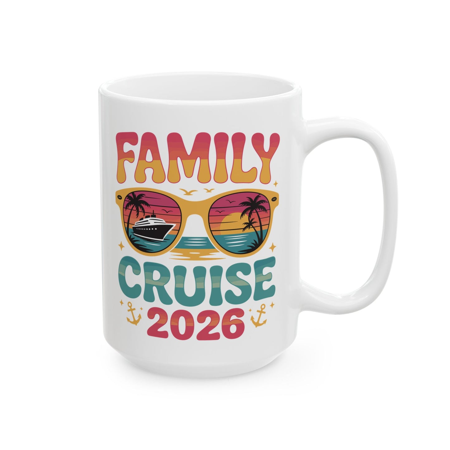 Family Cruise 2026 Summer Vacation Matching Family Cruise Coffee Mug For Women
