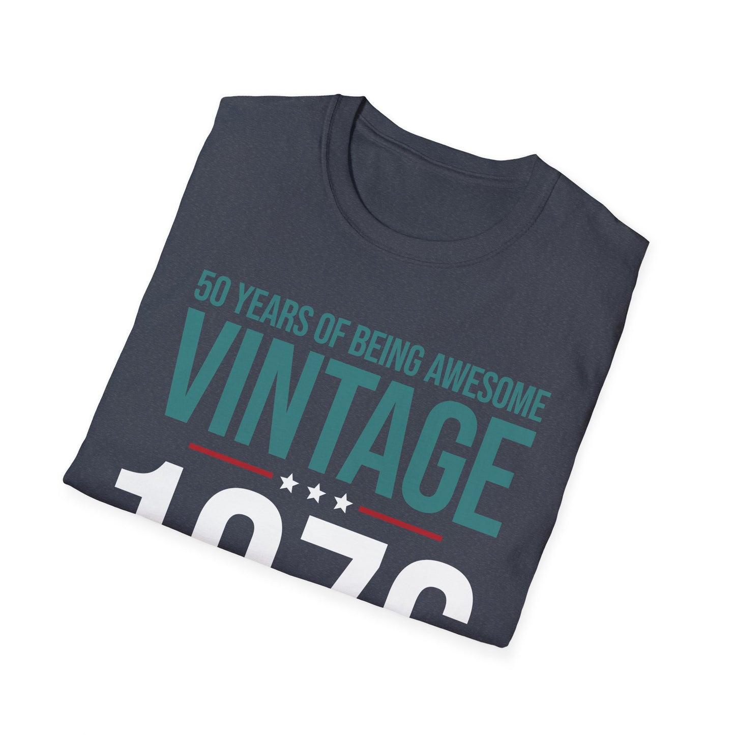 50 Year Old Gifts Vintage 1976 50 Years Awesome 50th Birthday T-Shirt