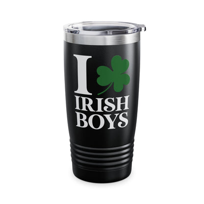 Funny I Love Irish Boys Shamrock St Patricks Day Tumbler For Men Women Tumbler