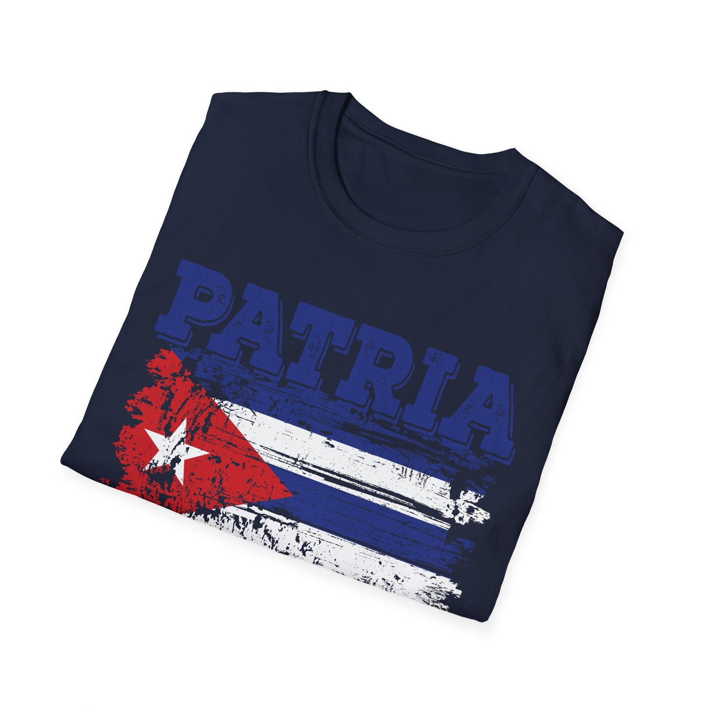 Cuba Patria y Vida Flag Distressed Vintage Cuban Flag T-Shirt For Men Women