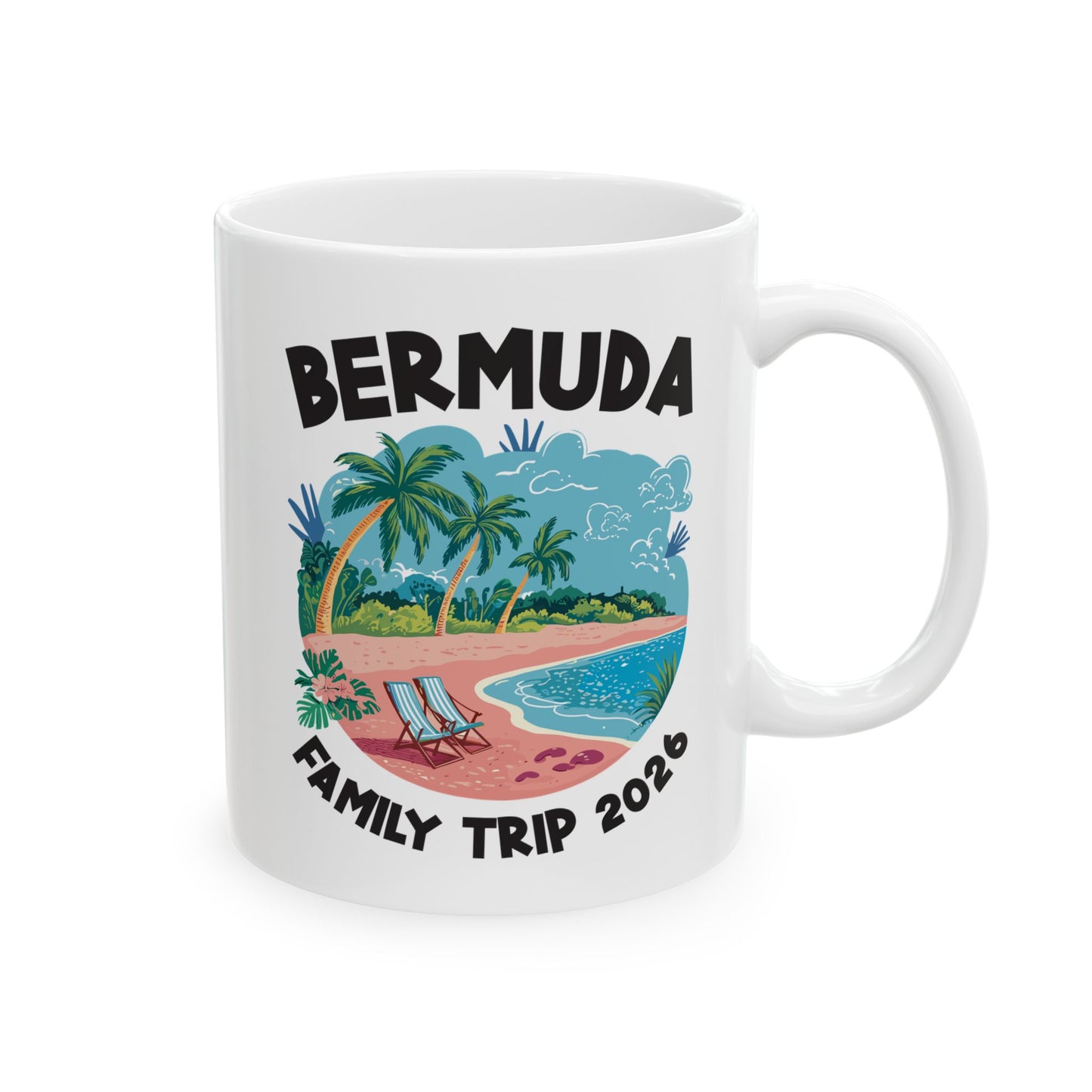 Family Cruise Bermuda 2026 Summer Trip Matching Vacation 2026 Coffee Mug For Women