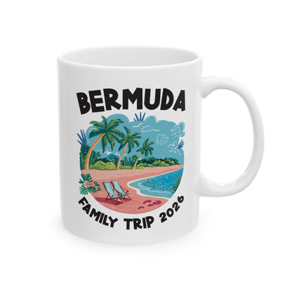 Family Cruise Bermuda 2026 Summer Trip Matching Vacation 2026 Coffee Mug For Women