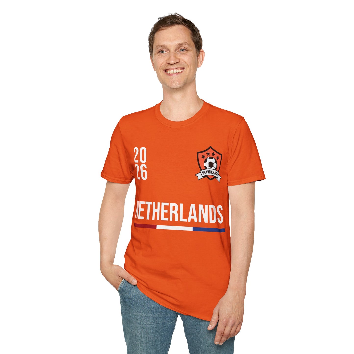 Netherlands Soccer Tee Flag Football Shirt Gift USA 2026 T-Shirt