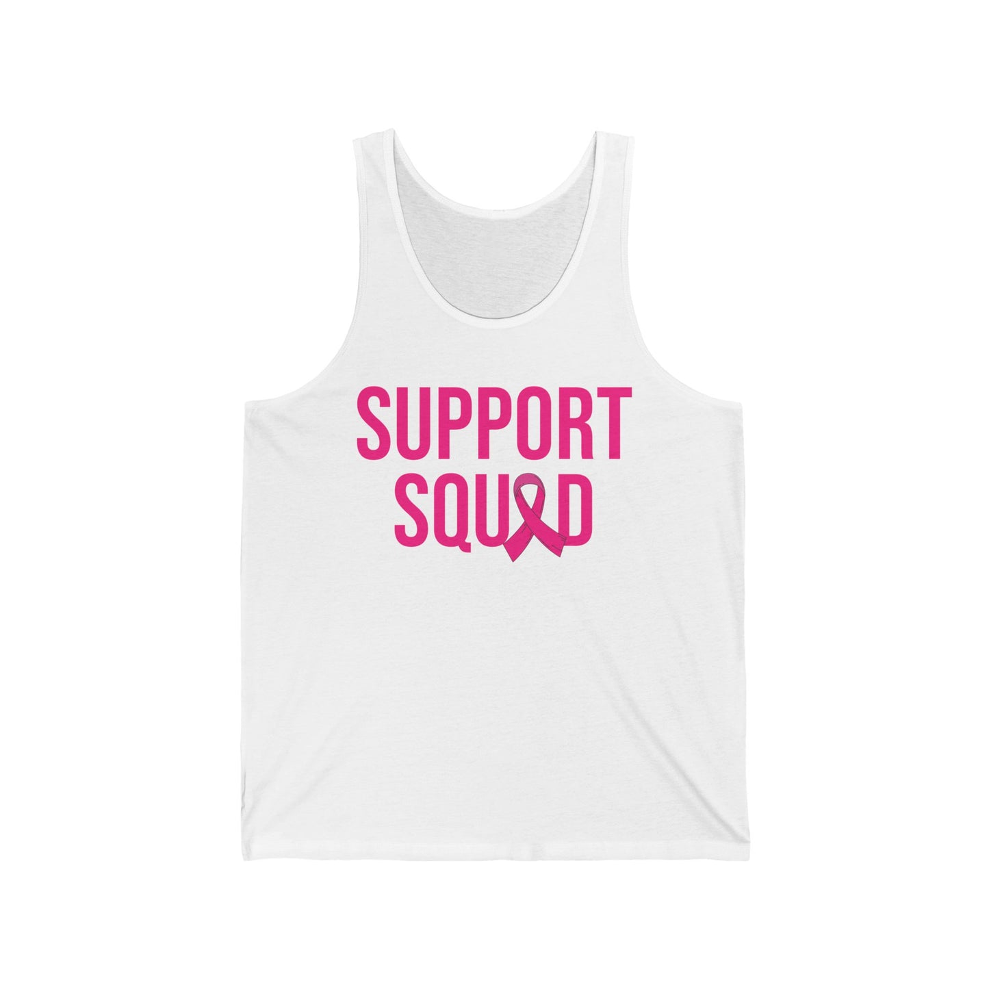 Support Squad Breast Cancer Warrior Awareness October Pink Tank Top