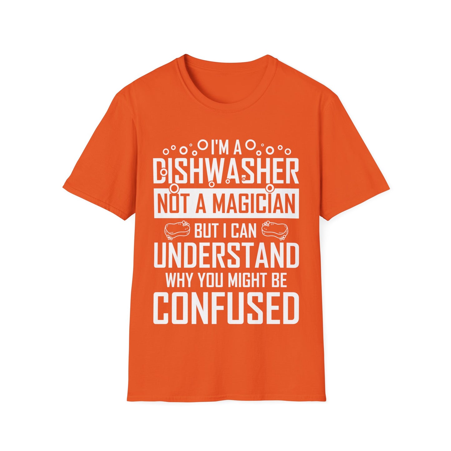 Funny Dishwashing Gift Dishwasher Magician T-Shirt Men Women