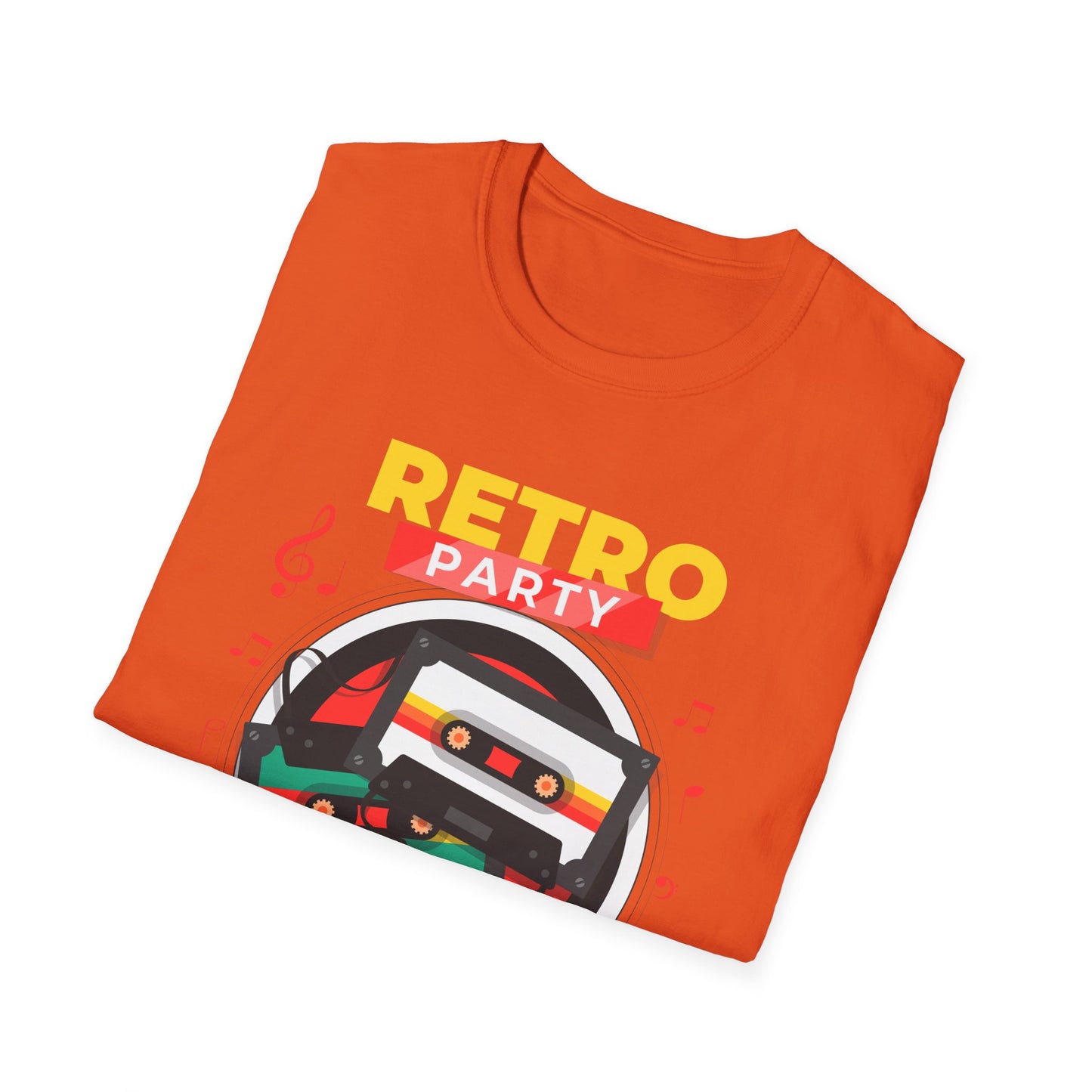 Retro Party 80's Funny Cassette Tape Vintage T-Shirt for Men Women