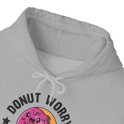 Funny Donut Worry Be Happy Foodie Donut Lovers Hoodie For Men Women Hoodie