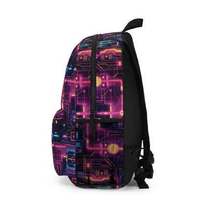 Cyberpunk Neon Pattern Backpacks for Men Women Kids School Travel, Capacity School Backpacks