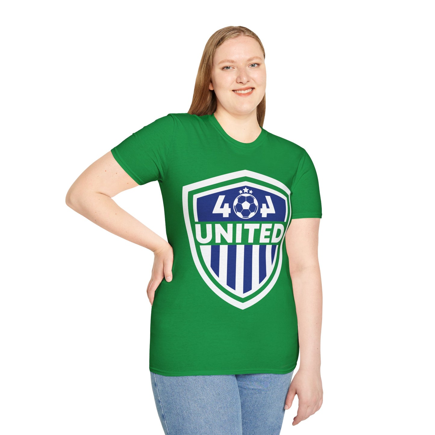 Funny 404 United Atlanta Soccer Badge Jersey T-Shirt For Soccer Lover Men Women T-Shirt