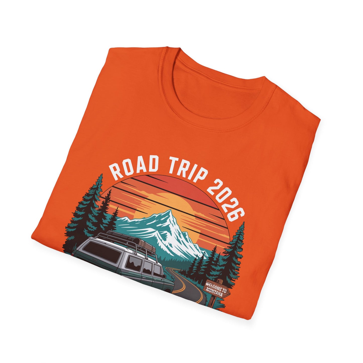 Yellowstone Road Trip 2026 Family National Park T-Shirt For Men Women