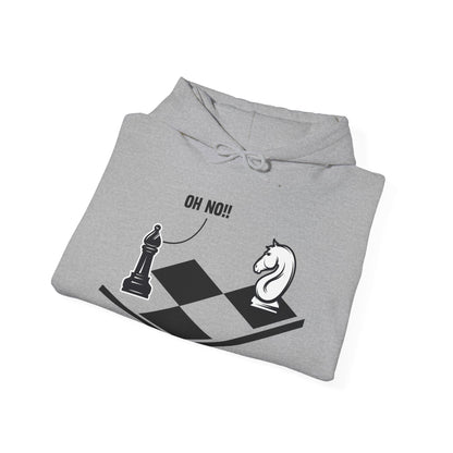 Funny Oh No Knight To Pawn Chess Player Gift Idea Board Game Hoodie For Men Women Hoodie