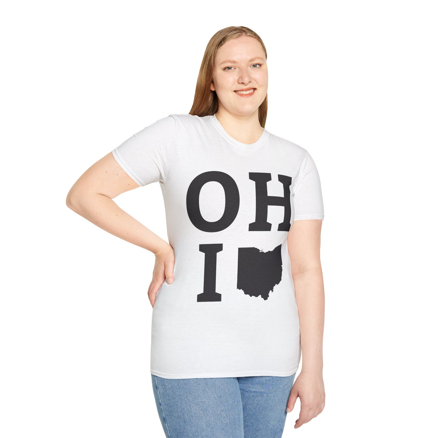 Vintage State of Ohio Flag Map Distressed T-Shirt Men Women