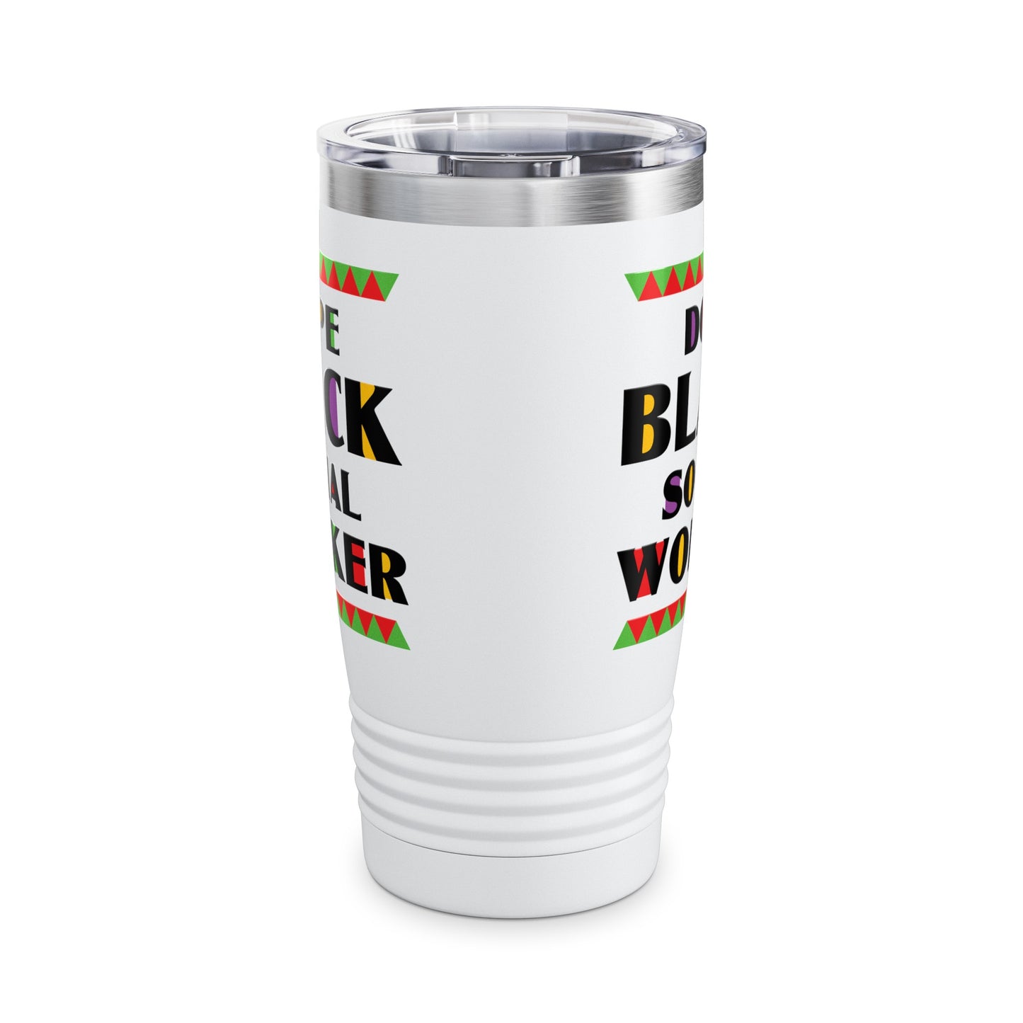 Dope Black Social Worker African American Job Proud Tumbler For Men Women Tumbler